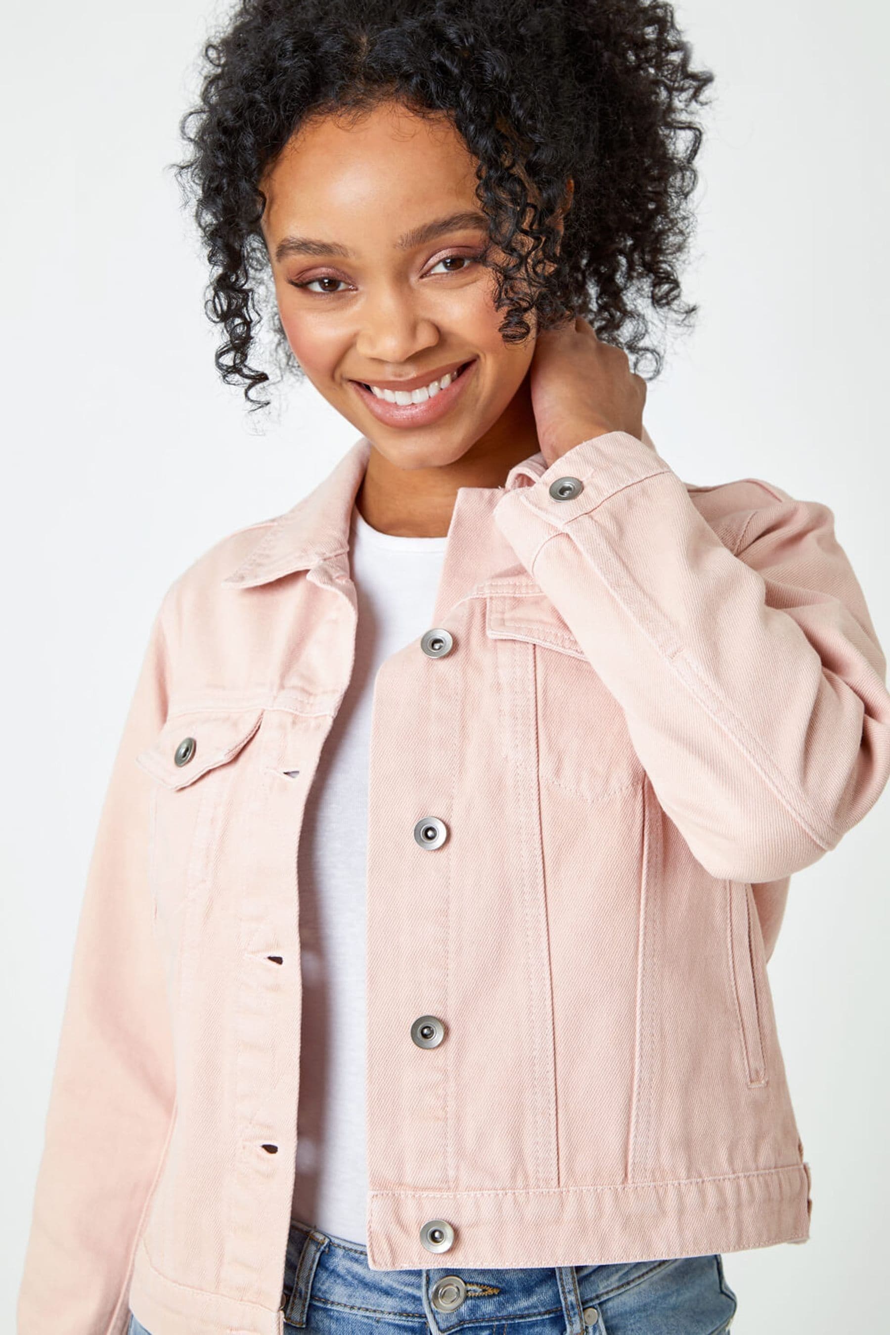 Roman hotsell pink jacket