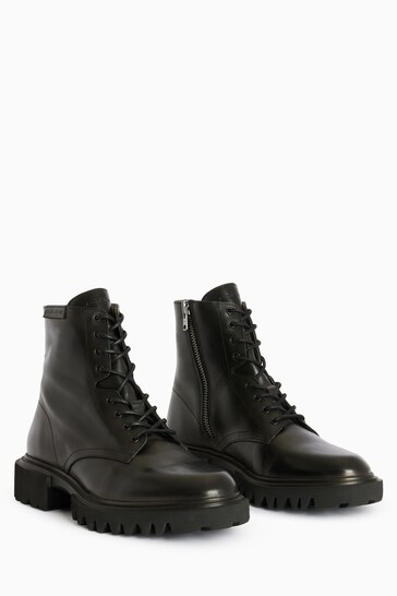 AllSaints Black Vaughan Boots