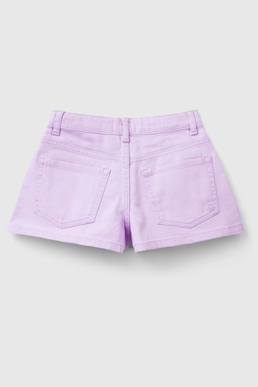 Benetton Girls Purple Shorts