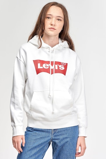 Levi's® White Graphic Standard Hoodie