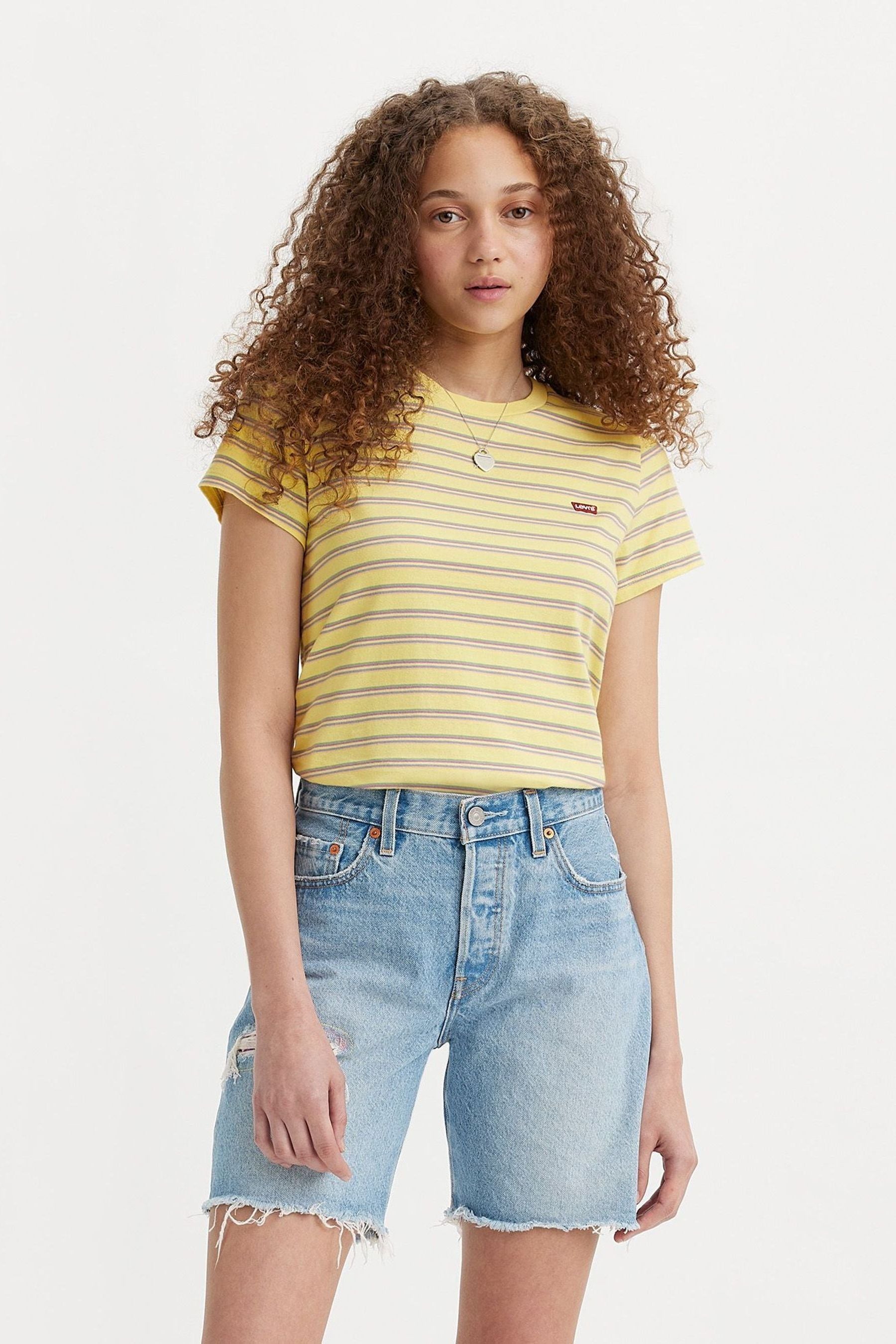Levis online shirt yellow