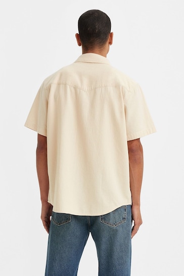 Levi's® Cream Relaxed Fit Western Shirt
