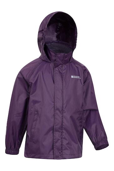 Mountain Warehouse Purple Kids Pakka Waterproof Jacket