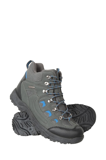 Mountain Warehouse Grey Mens Adventurer Waterproof Boots