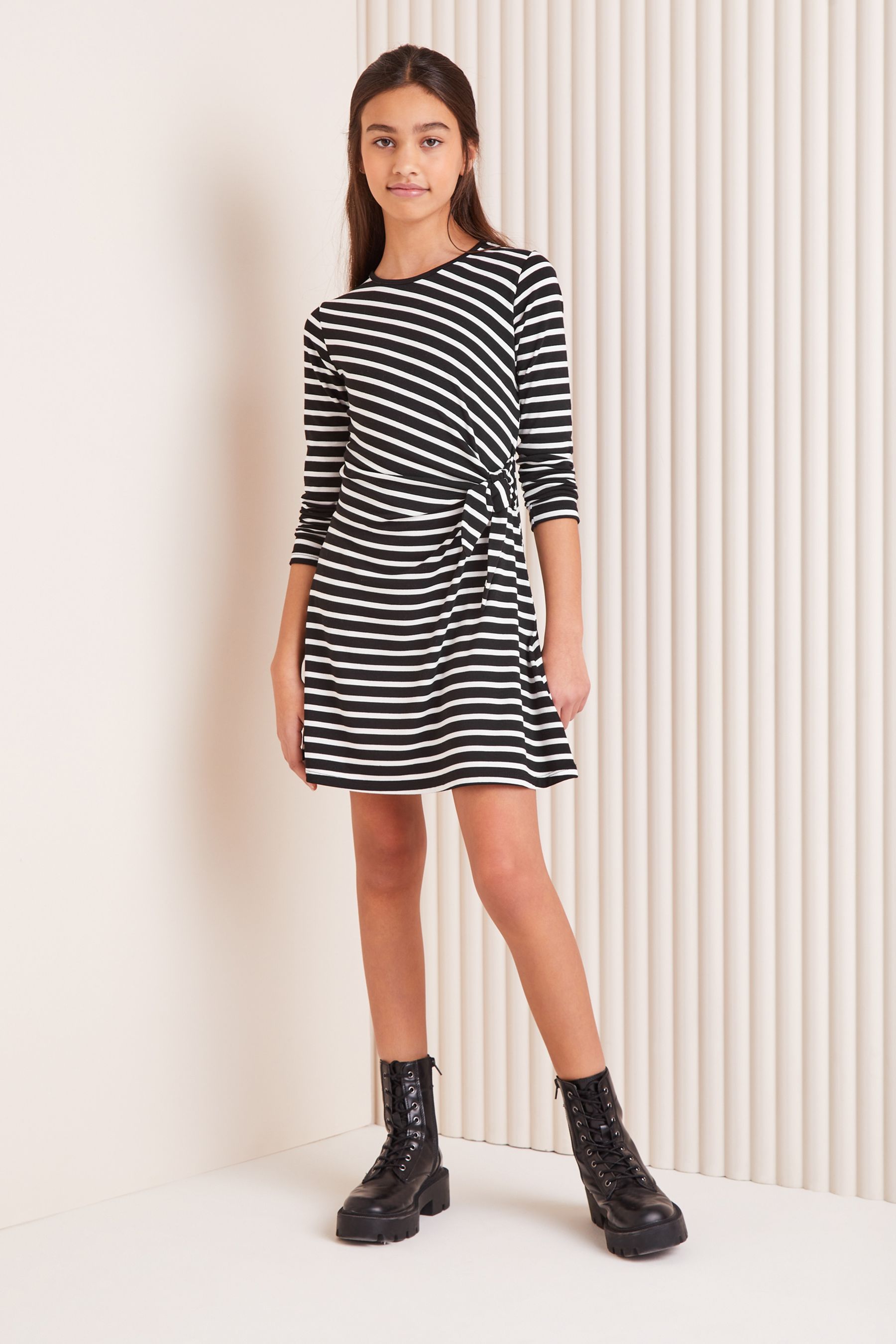 Lipsy stripe hot sale shirt dress