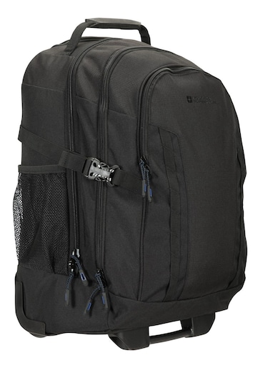 Mountain Warehouse Black Hybrid Wheelie Rucksack Bag 35L