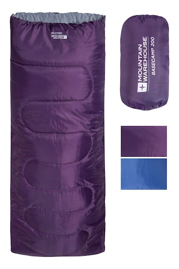 Mountain Warehouse Purple Chrome Basecamp 250 Sleeping Bag