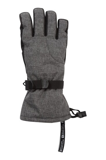 Mountain Warehouse Black Mens Lodge Ski Gloves