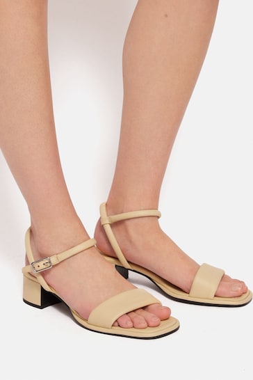 Jigsaw Adel Leather Heeled Sandals