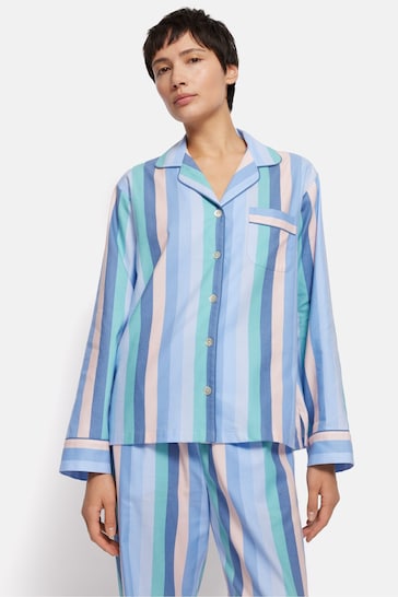 Jigsaw Stripe Brushed Twill Pyjamas