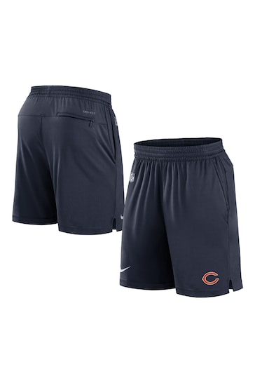 Fanatics Blue NFL Chicago Bears  Dri-FIT Knit Shorts