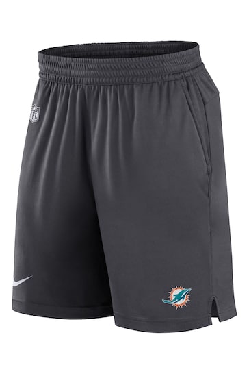 Fanatics Grey NFL Miami Dolphins Dri-FIT Knit Shorts