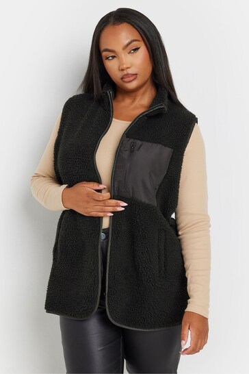 Buy Yours Curve Black Borg Nylon Pocket Gilet from the Next UK online shop