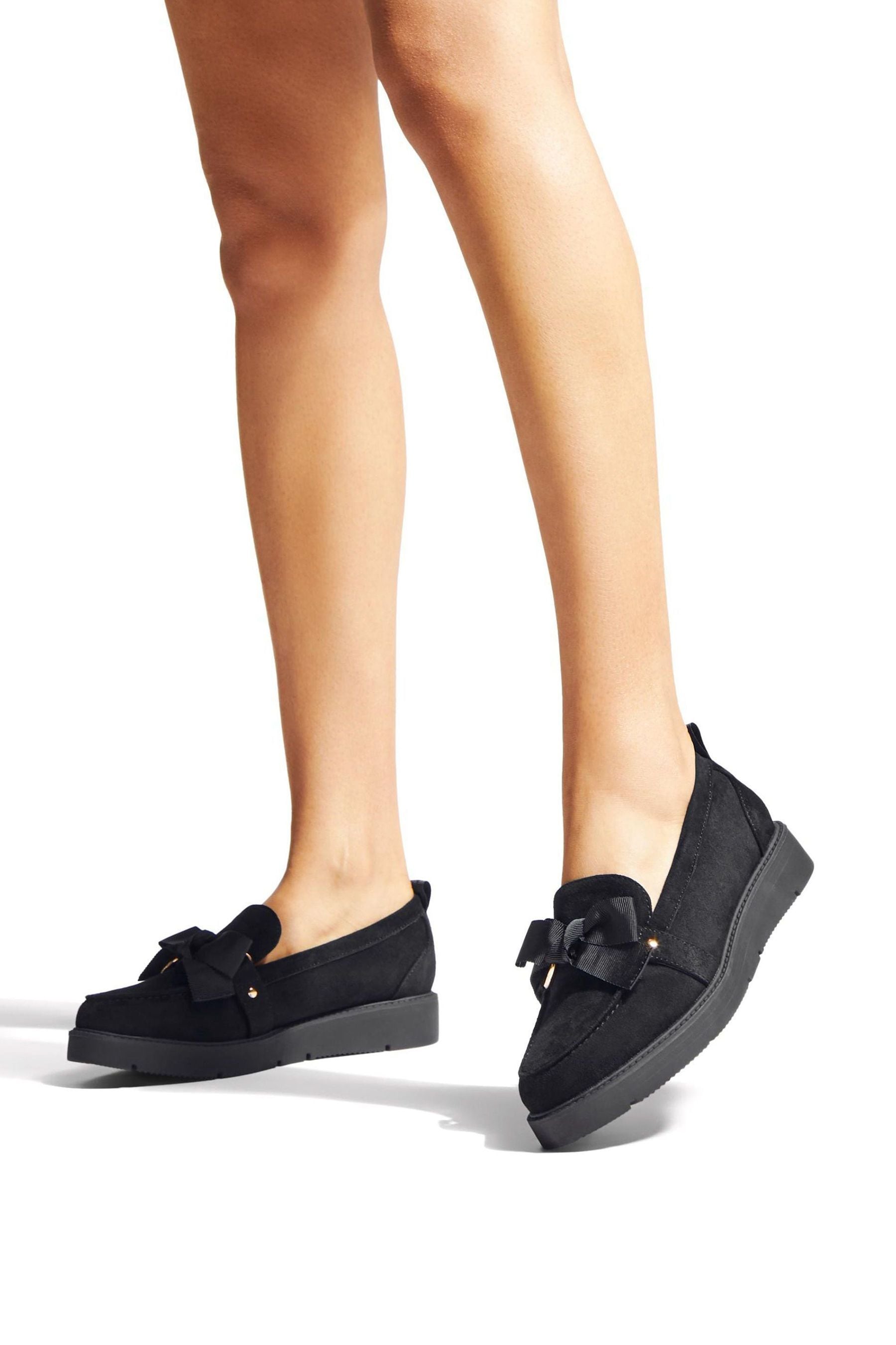 Buy KG Kurt Geiger Morly Bow Black Shoes from the Next UK online shop