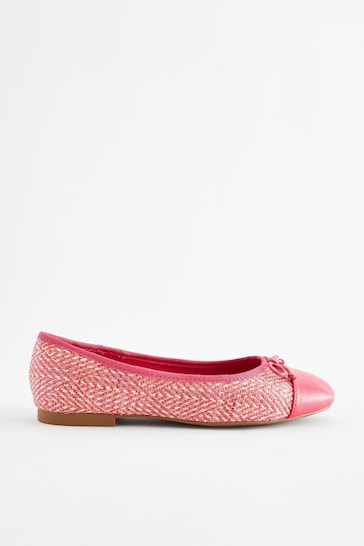 Pink Extra Wide Fit Forever Comfort® Ballerinas Shoes