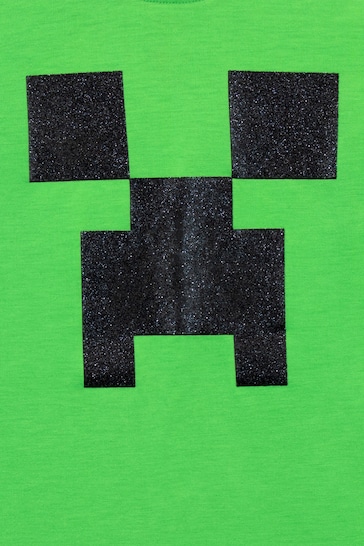 Character Green Minecraft Creeper Nightdress
