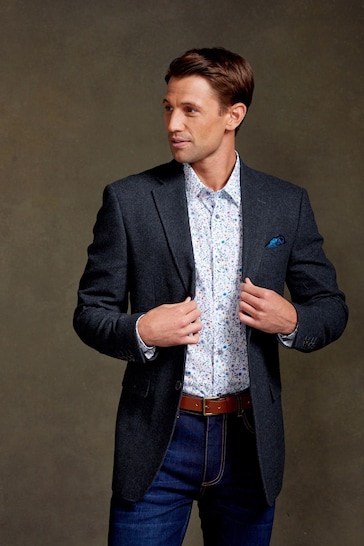 Skopes Grey Ruthin Tailored Fit Jacket