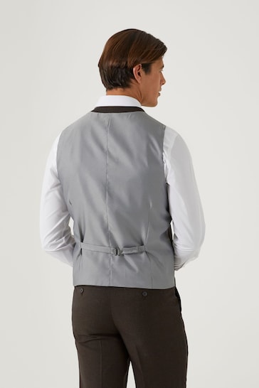 Skopes Harcourt Brown Suit Waistcoat