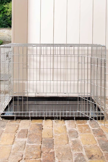 Lords and Labradors Silver Heavy Duty Deluxe Dog Crate