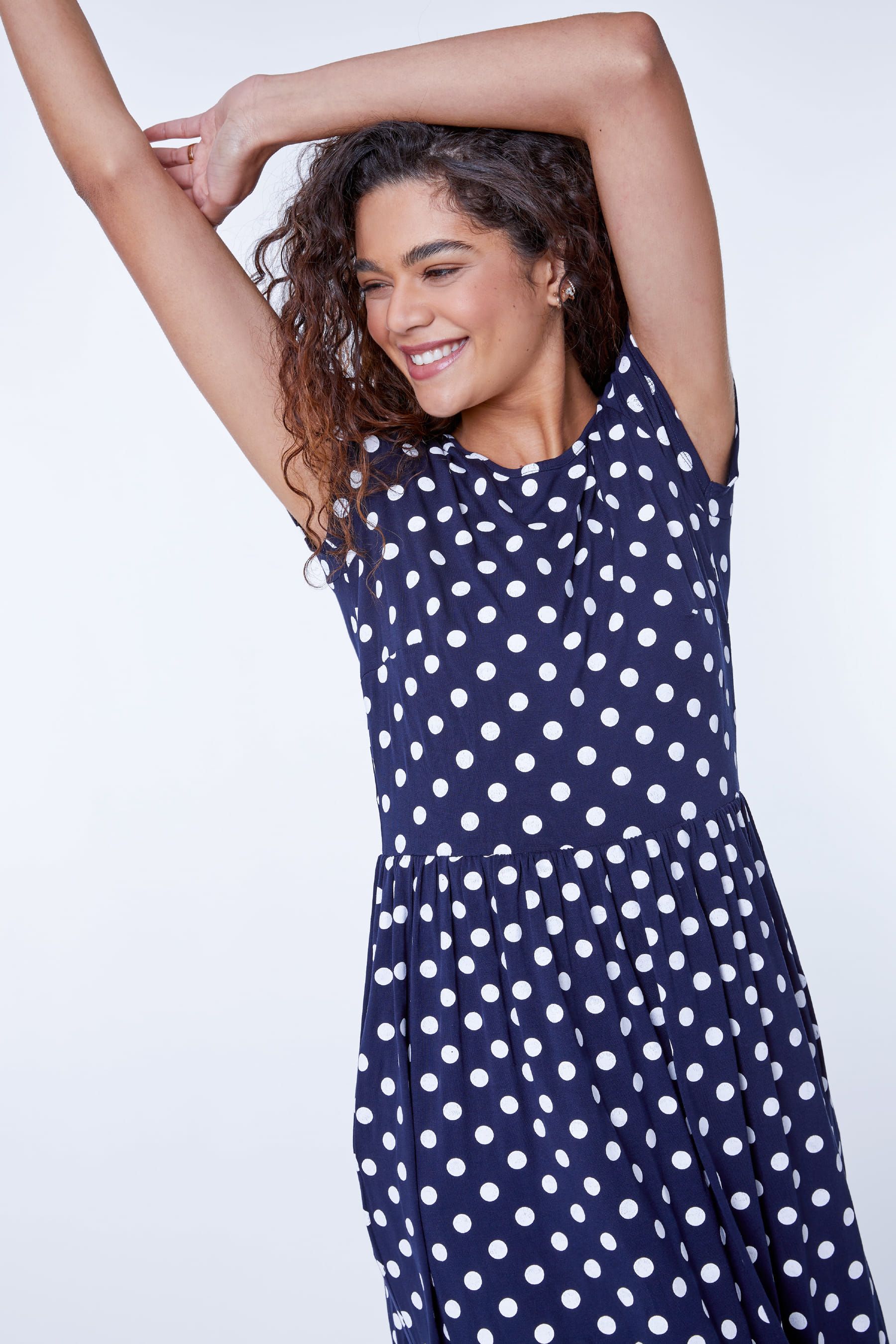 Roman spotty dress outlet