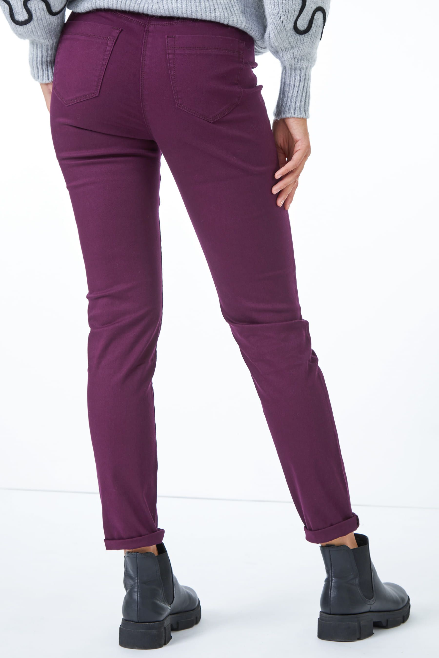 Dark hot sale purple jeggings