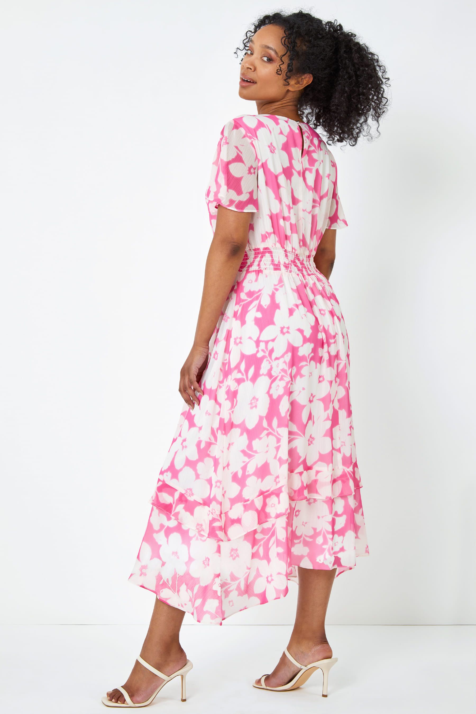 Petite frill hem dress hotsell