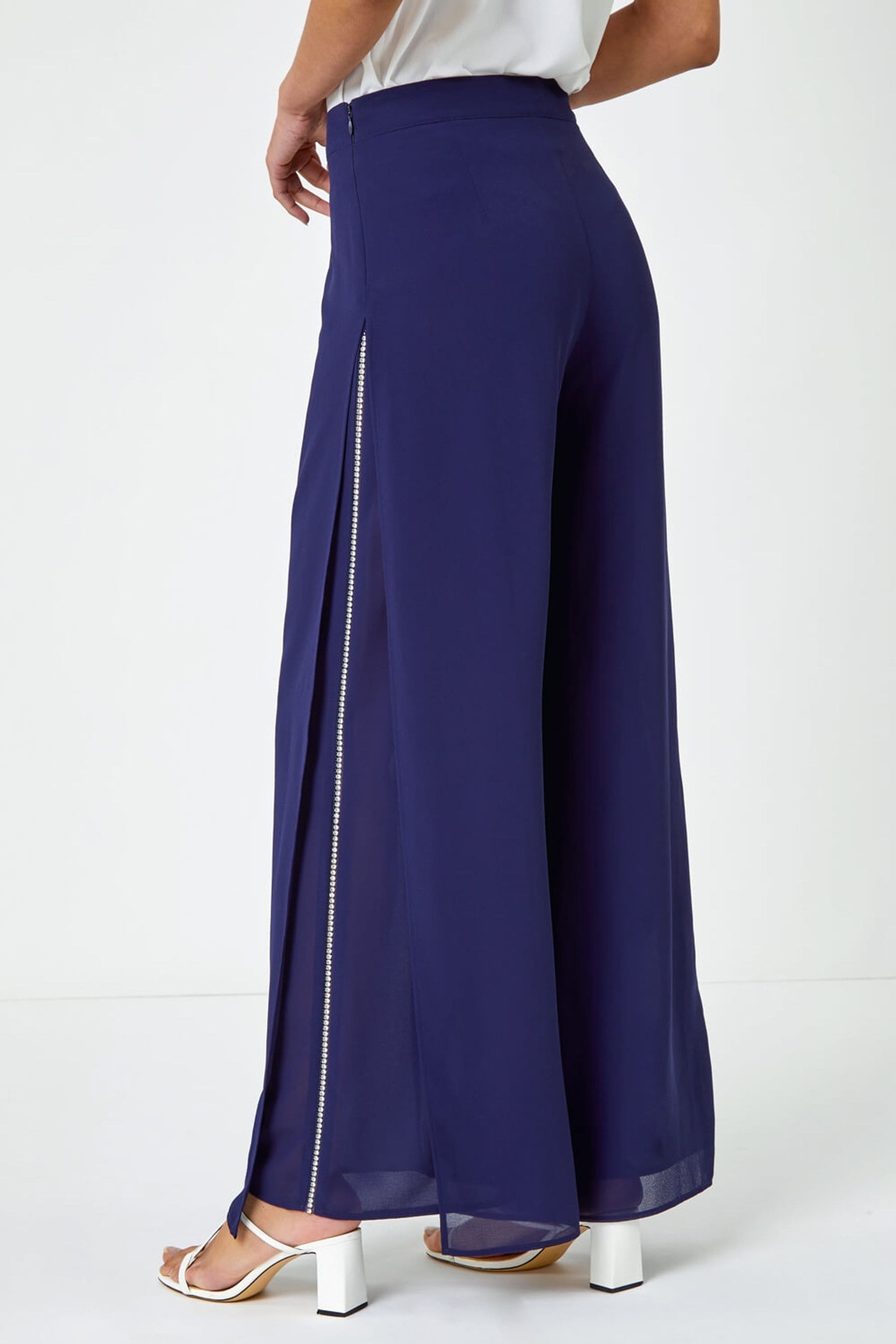 Chiffon palazzo trousers uk 2025