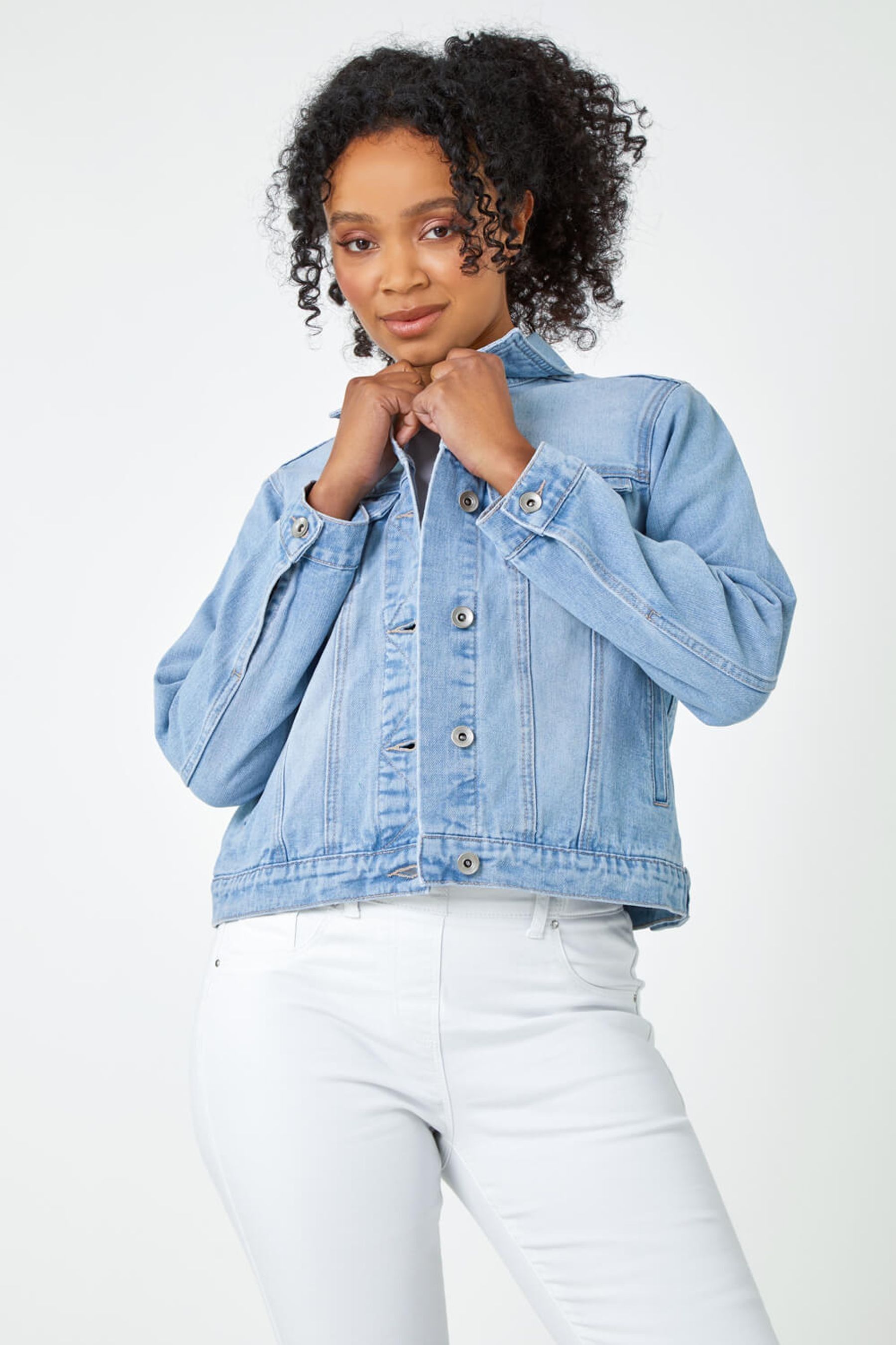 Next petite denim top jacket