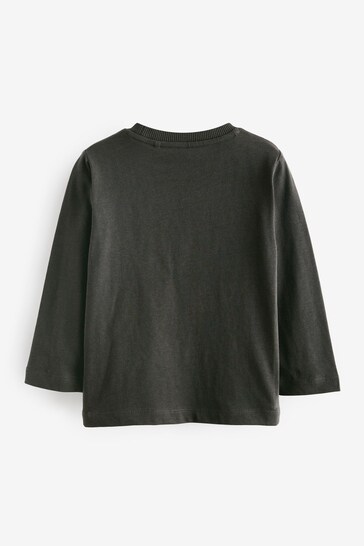 Charcoal Grey Disney Wish Long Sleeve T-Shirt (3mths-8yrs)