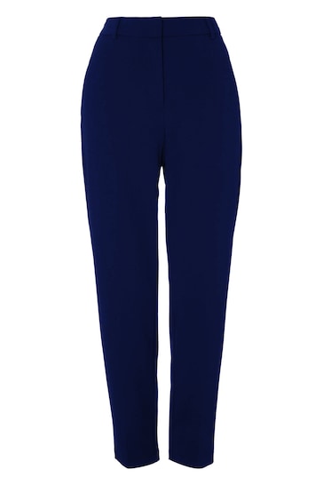 Buy Roman Navy Petite Petite Short Straight Leg Stretch Trouser