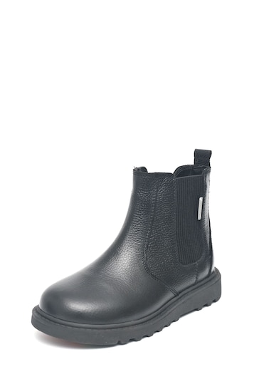 ToeZone Royal  All Leather Side Zip and Side Elastic Boots