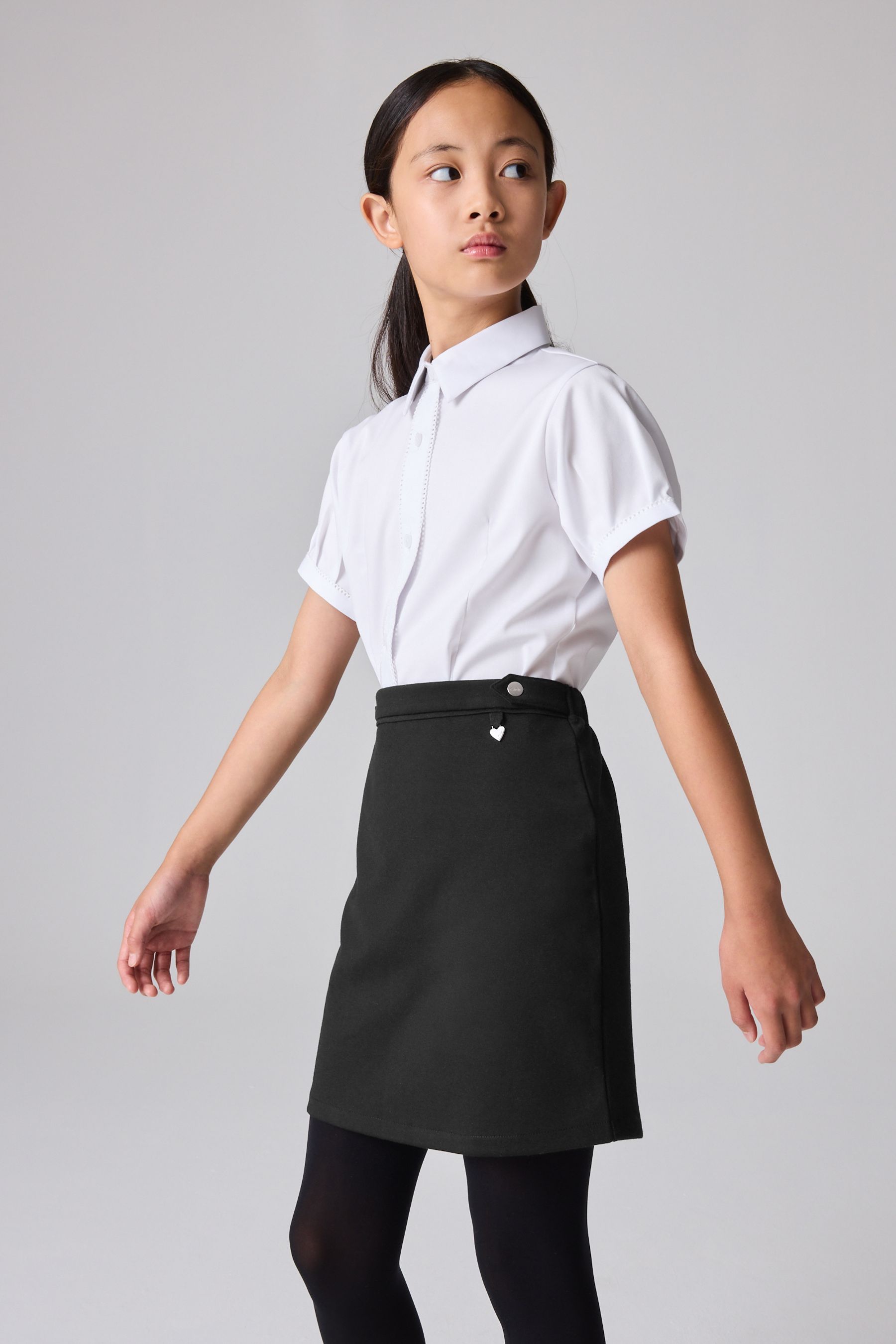 Girls black pencil skirt discount