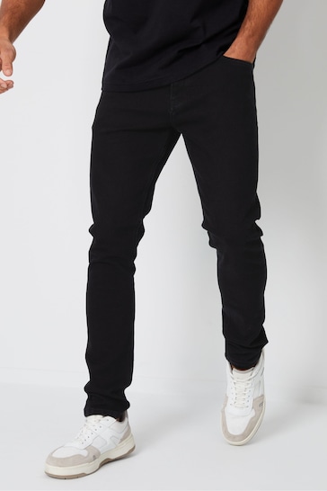Threadbare Black Skinny Fit Jeans With Stretch