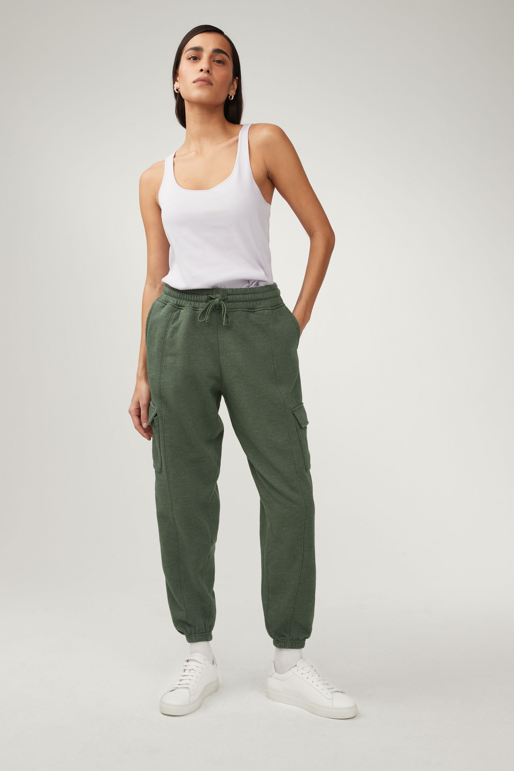 Green 2025 utility joggers