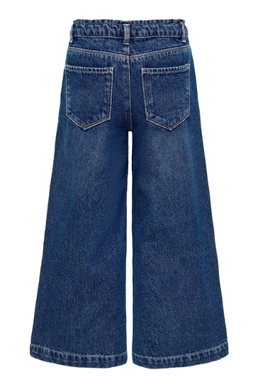 ONLY KIDS Blue Wide Leg Cargo Jeans