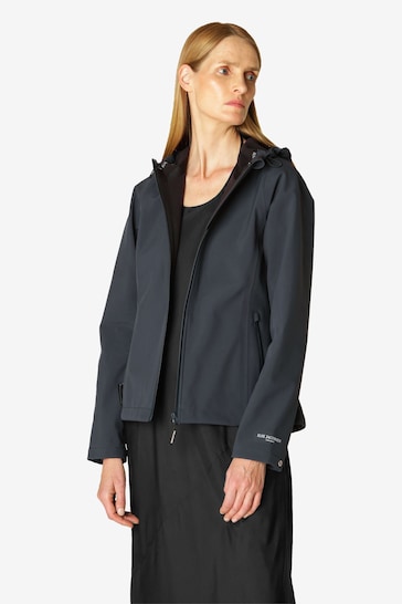 Ilse Jacobsen Waterproof Short A Line Softshell Raincoat