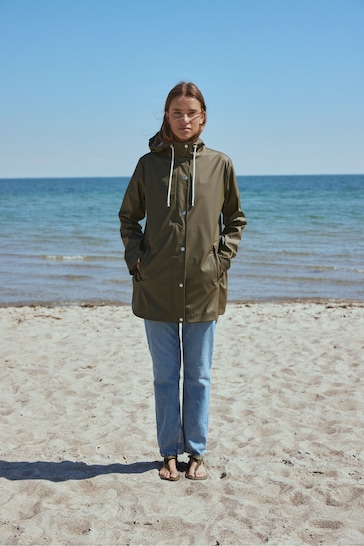 Ilse Jacobsen Waterproof Straight Fit Lightweight Rain Jacket