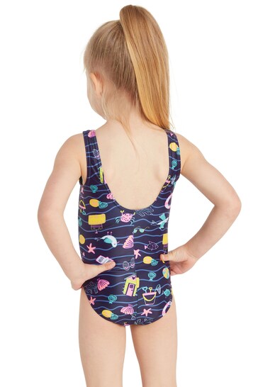 Zoggs Girls Scoopback One Piece Swimsuit