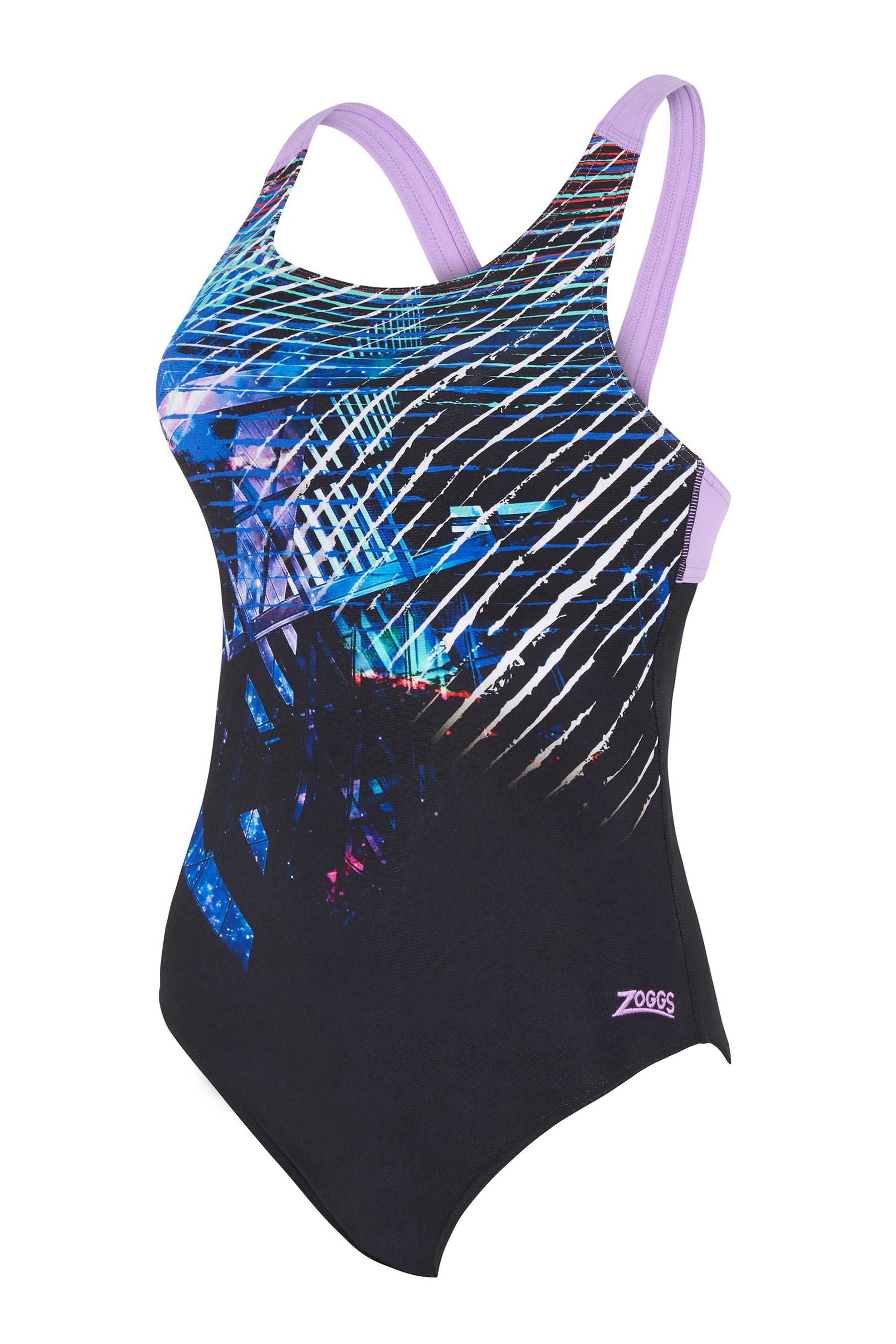 Zoggs Speedback Blue Swimming Costume