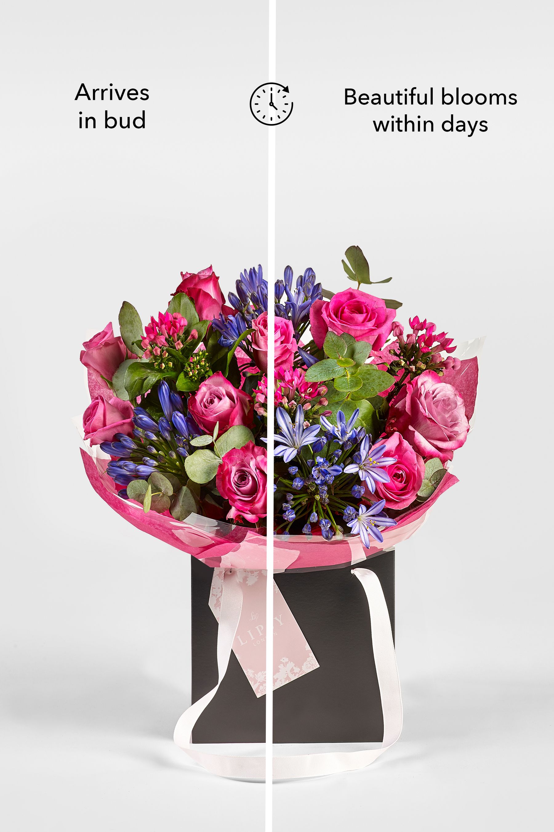 Flower gift bag 2025 delivery