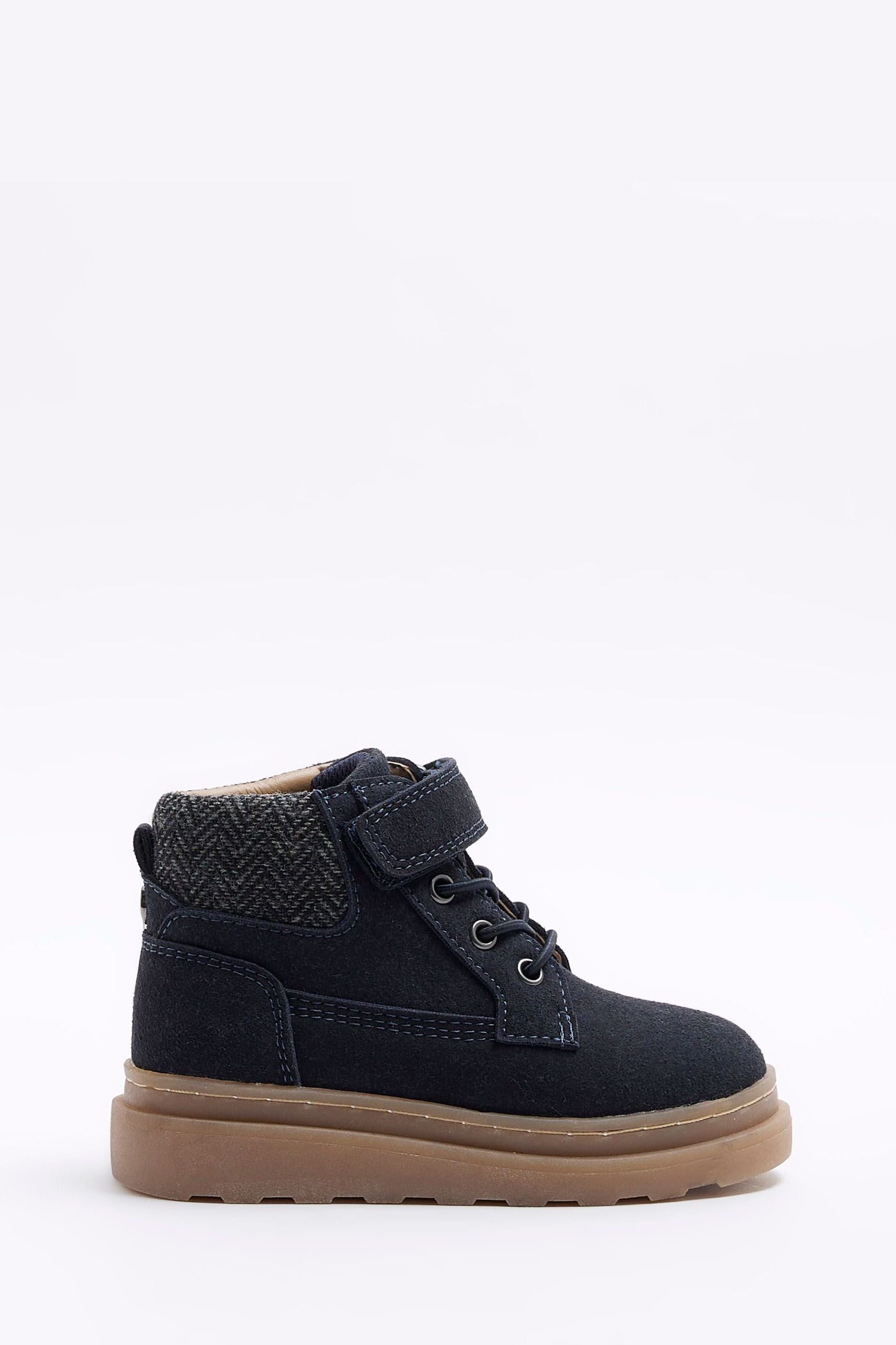 River island online navy boots
