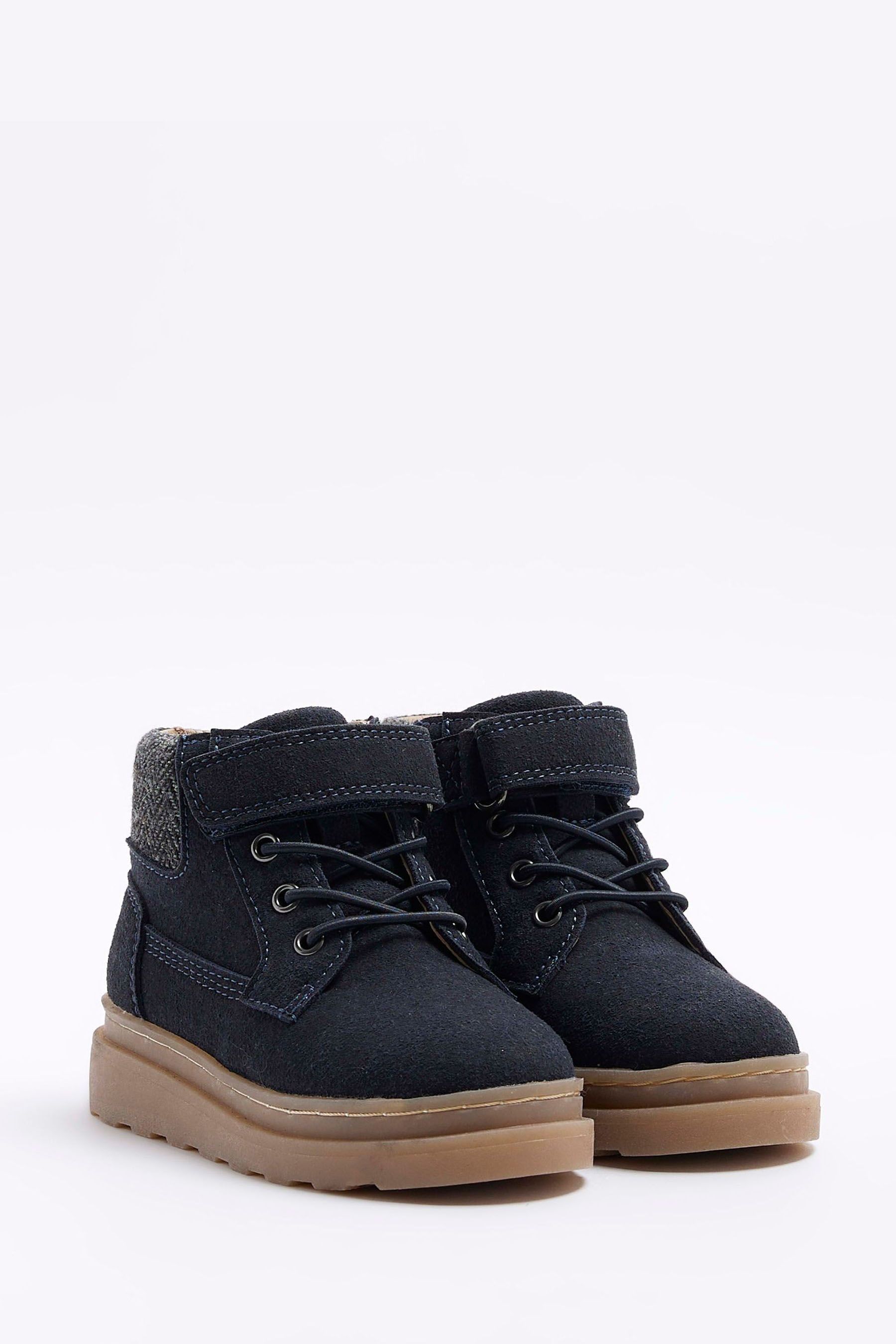 River island online navy boots