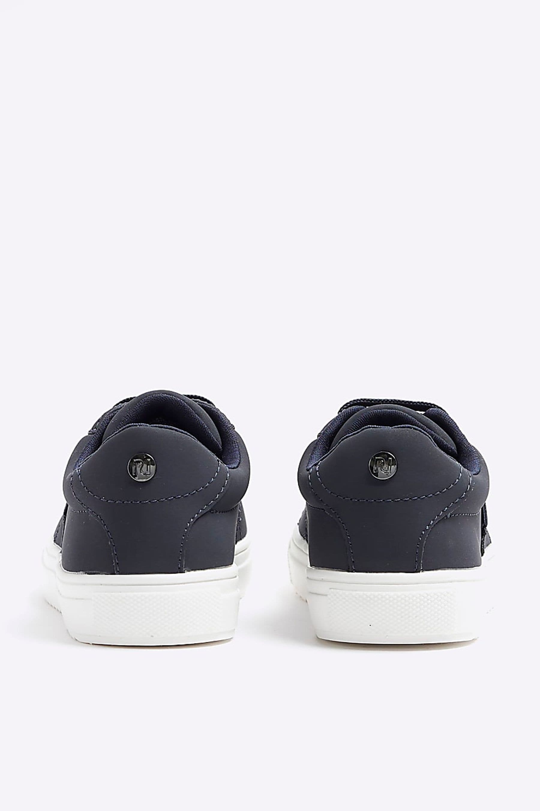 River island hotsell navy trainers