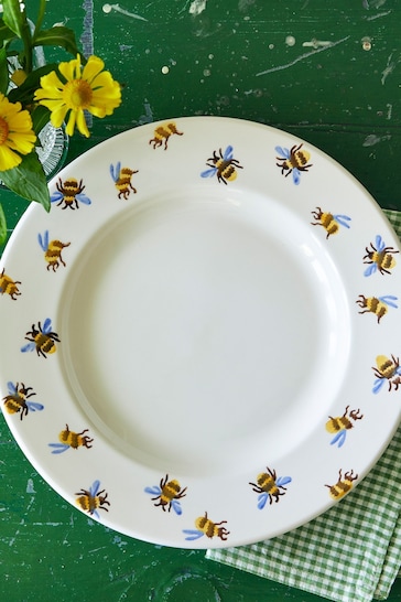 Emma Bridgewater Cream Bumblebee 10.5 Inch Plate