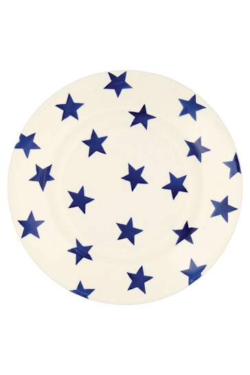 Emma Bridgewater Cream Blue Star 8.5 Inch Plate