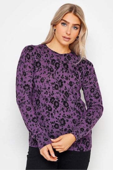 Buy M&Co Purple Crew Neck Jumper from the Next UK online shop