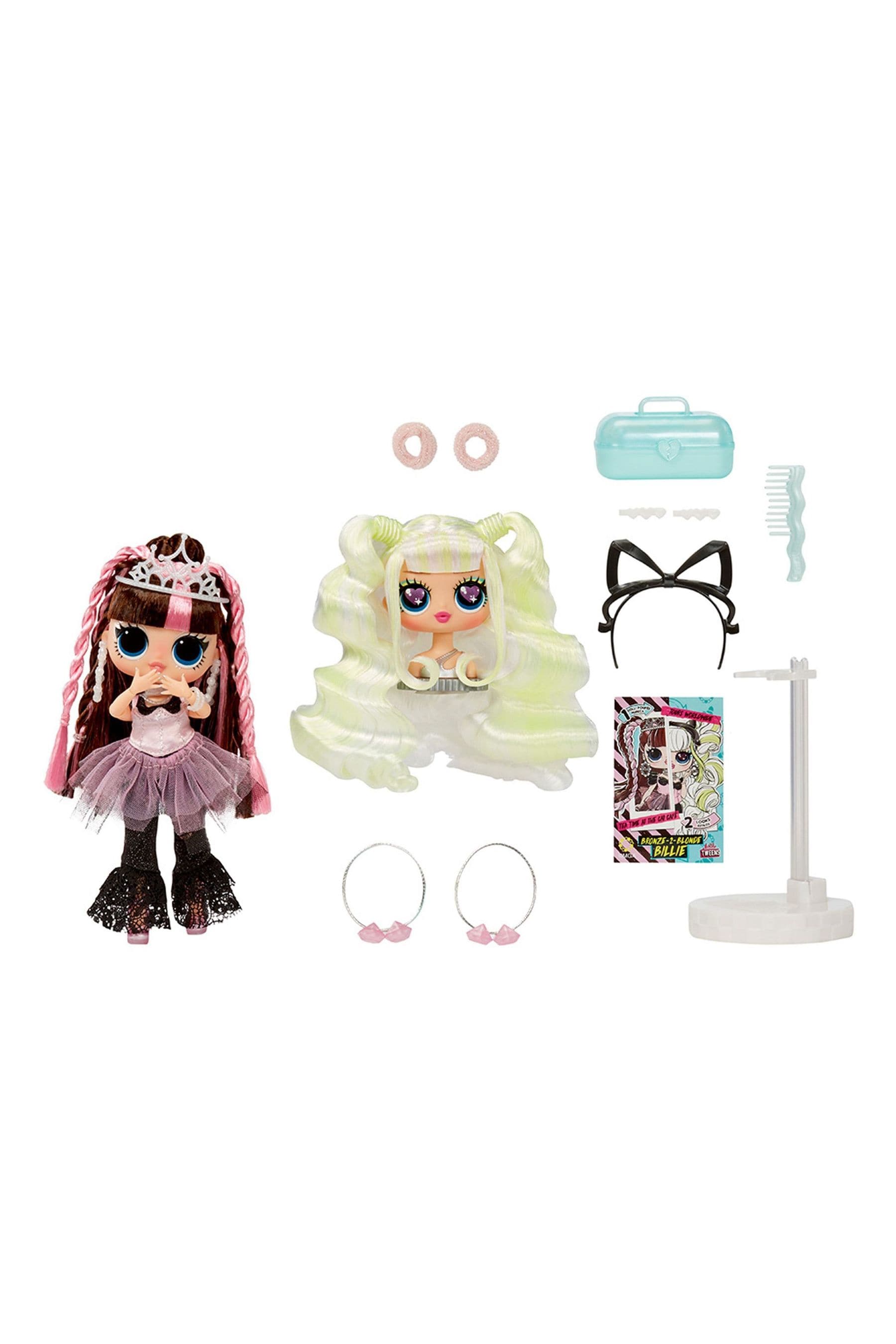 Lol black and white hair discount