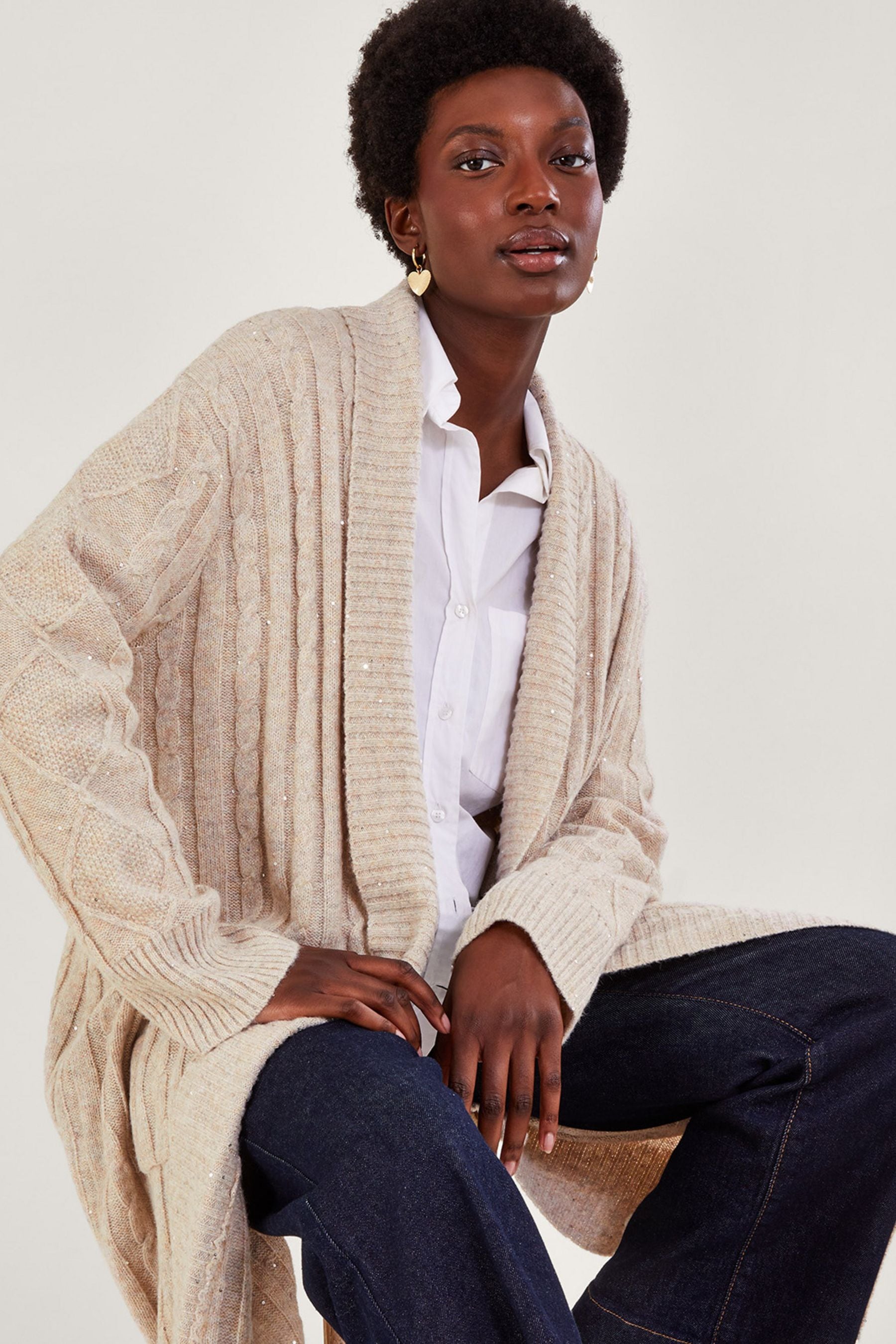 Sequin cardigan store