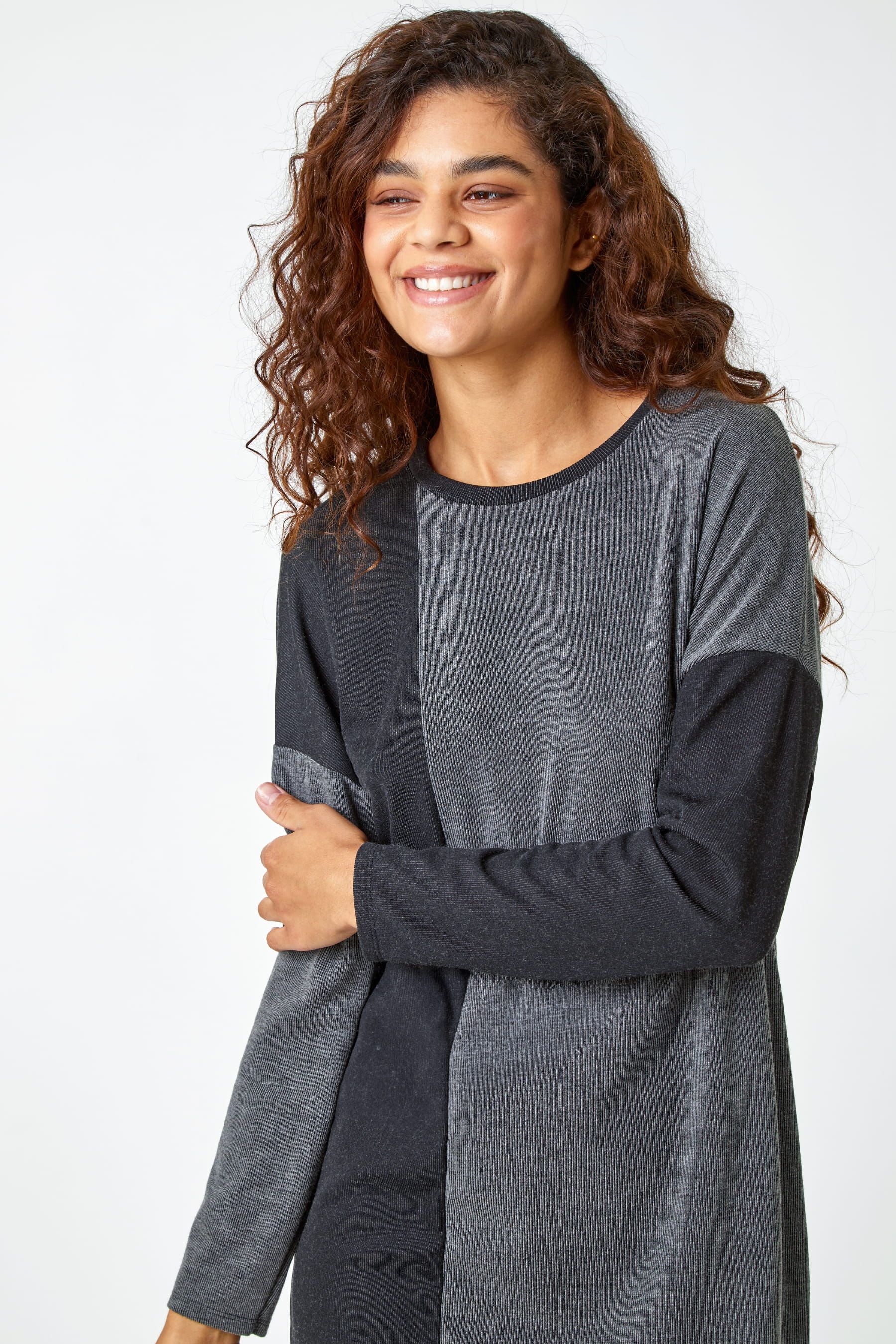 Block colour jumper best sale dress