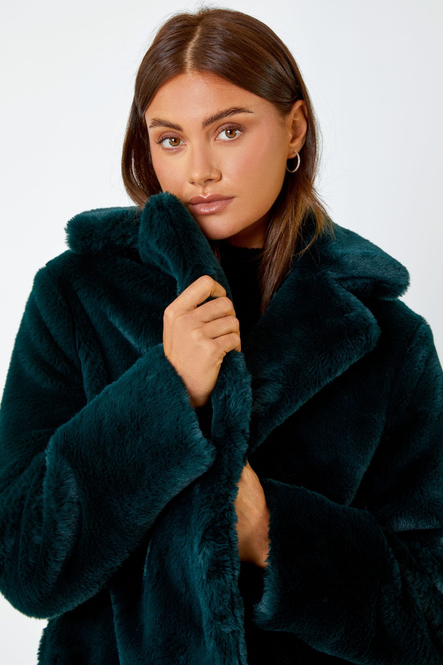 Next green fur coat online